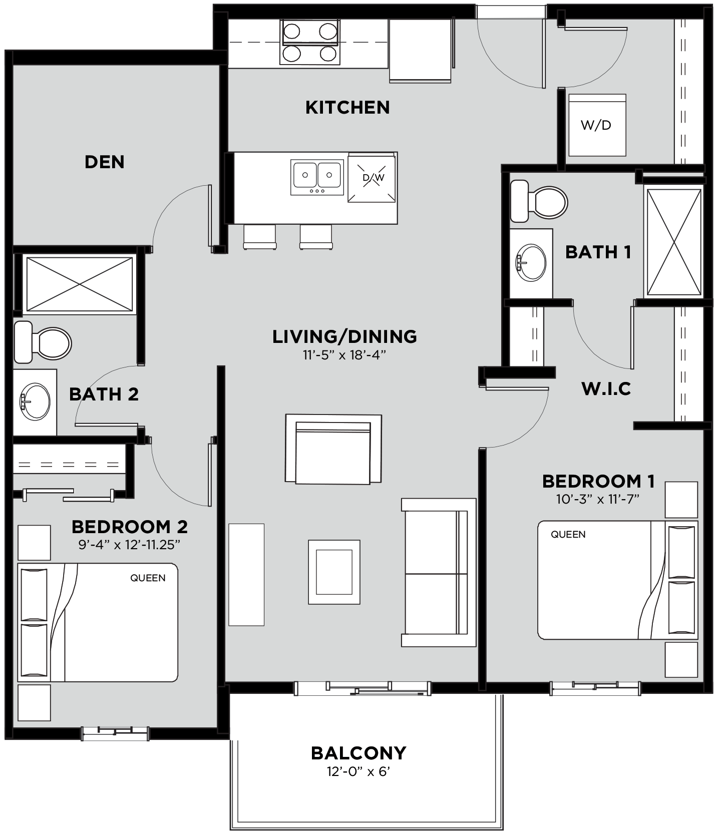 Suite 105 Floorplan