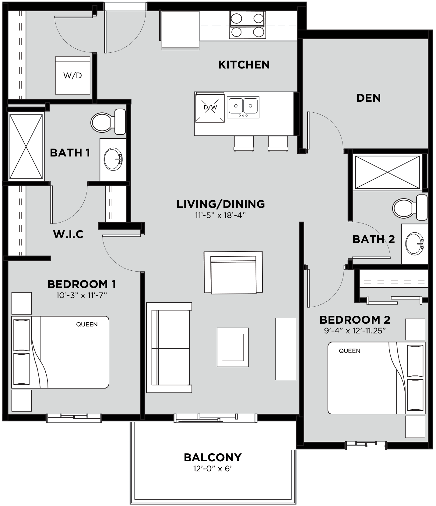 Suite 108 Floorplan