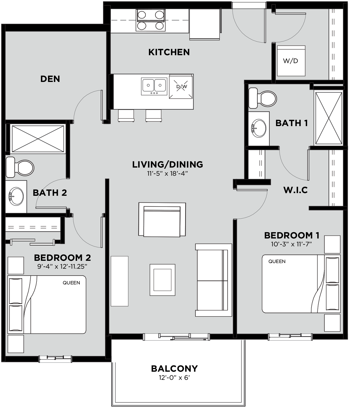 Suite 205 Floorplan