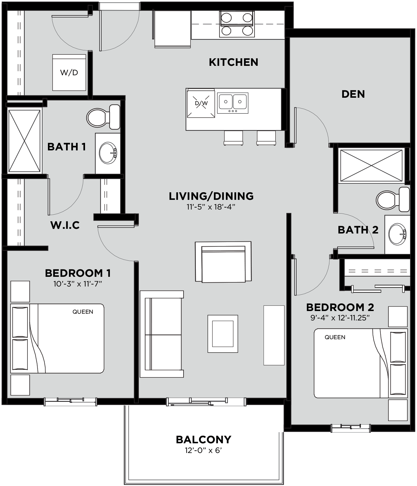 Suite 208 Floorplan