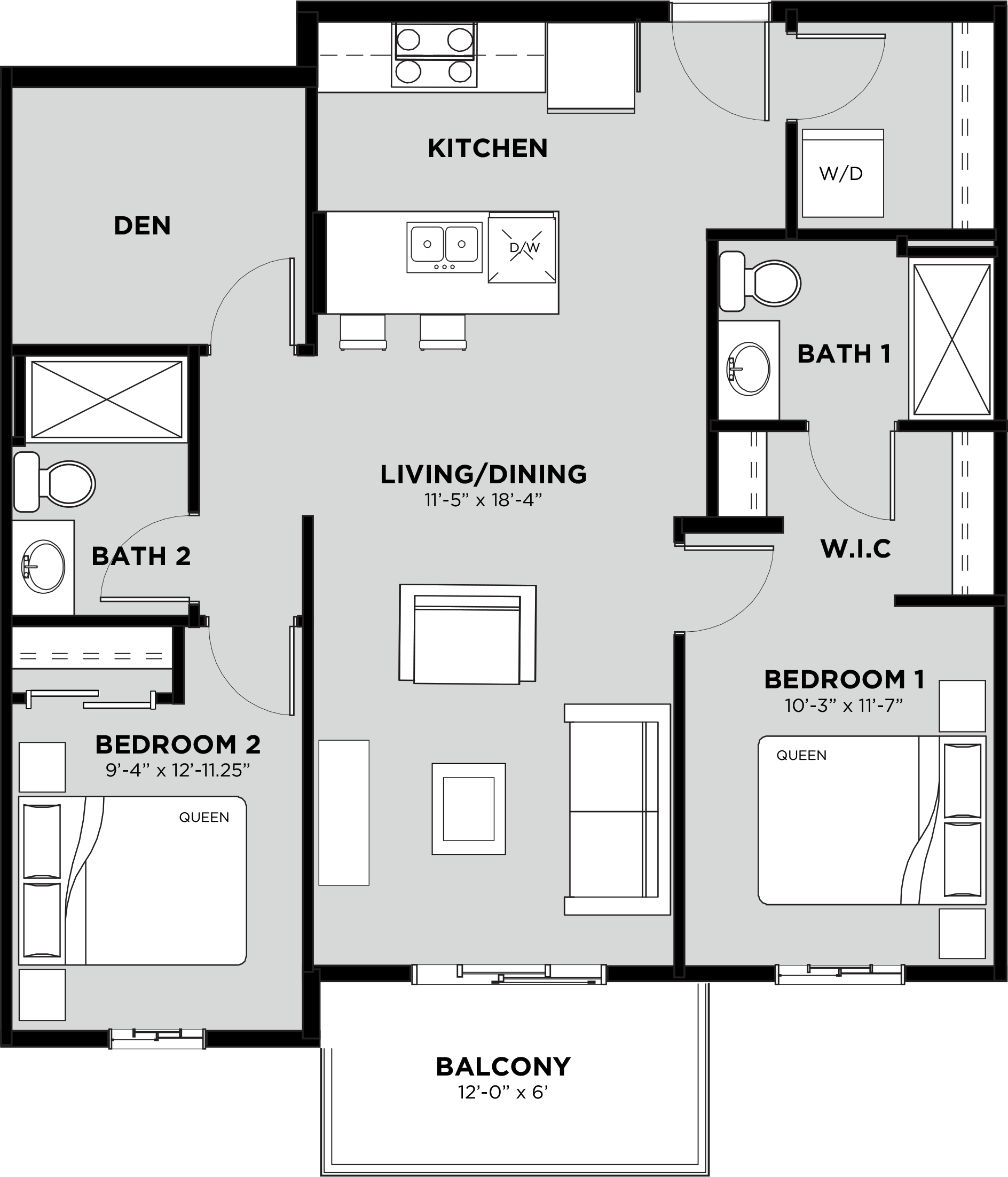 Suite 105 Floorplan