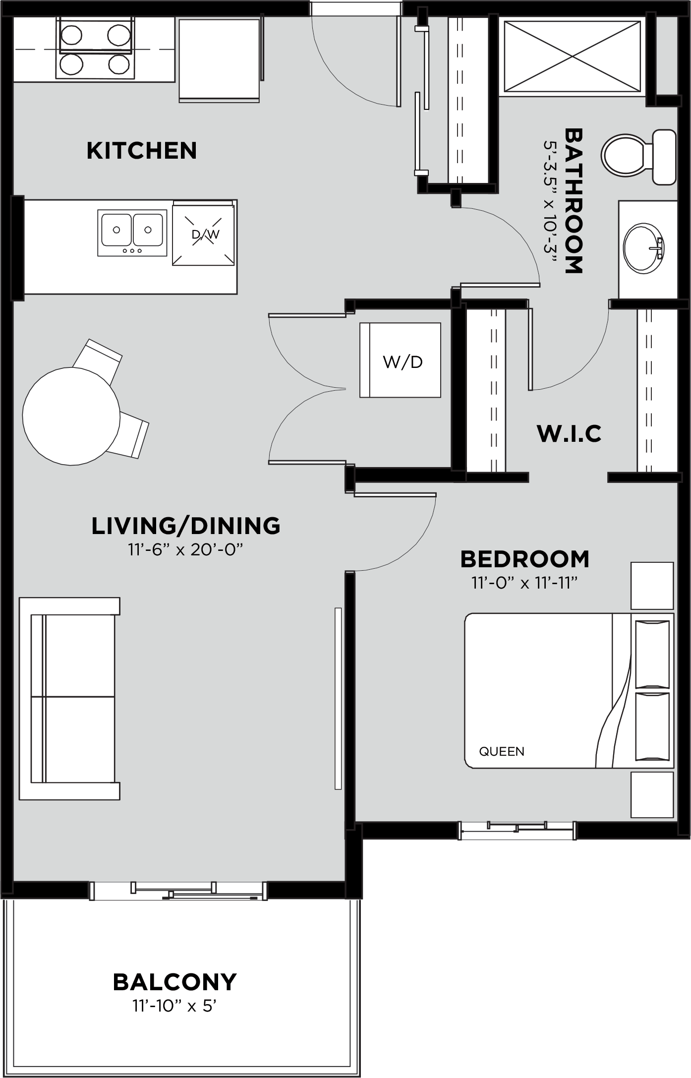 Suite 107 Floorplan