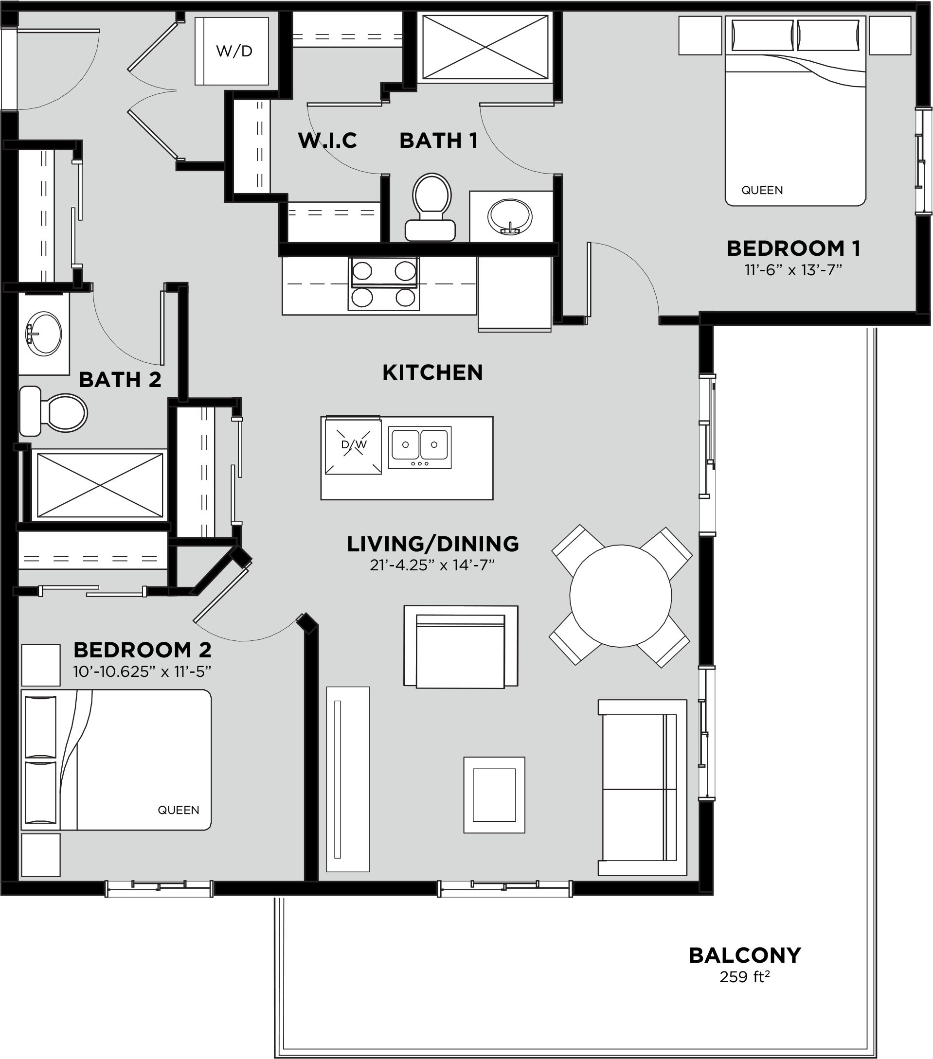 Suite 109 Floorplan